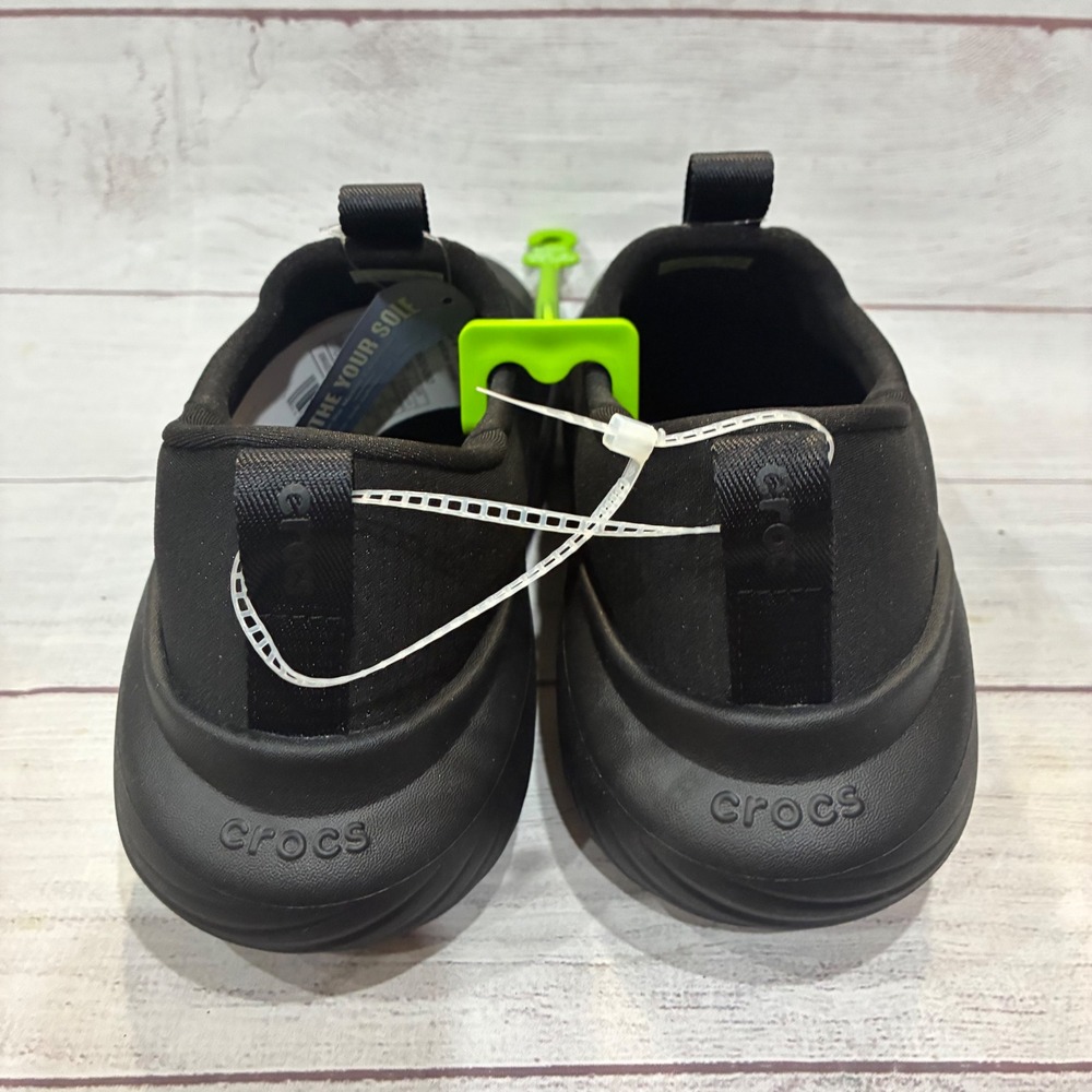 Crocs Mellow Ease Slip On Sneakers Mens 10 Black LiteRide Recovery 210500-060 - Picture 4 of 7